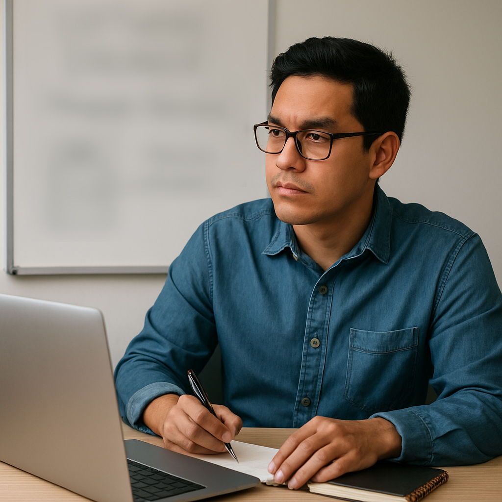 Investigador realizando observaciones etnográficas